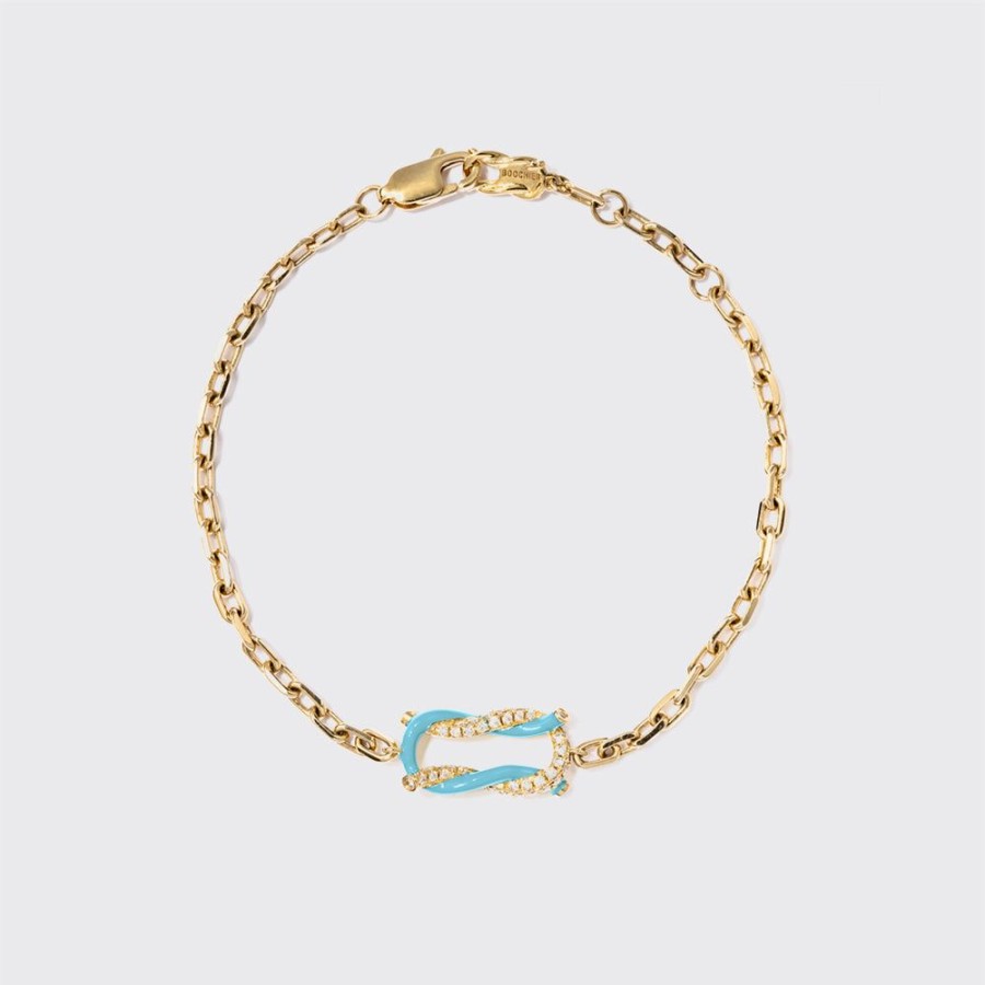 Jewelry Boochier | Light Blue Fruit Hoops Bracelet