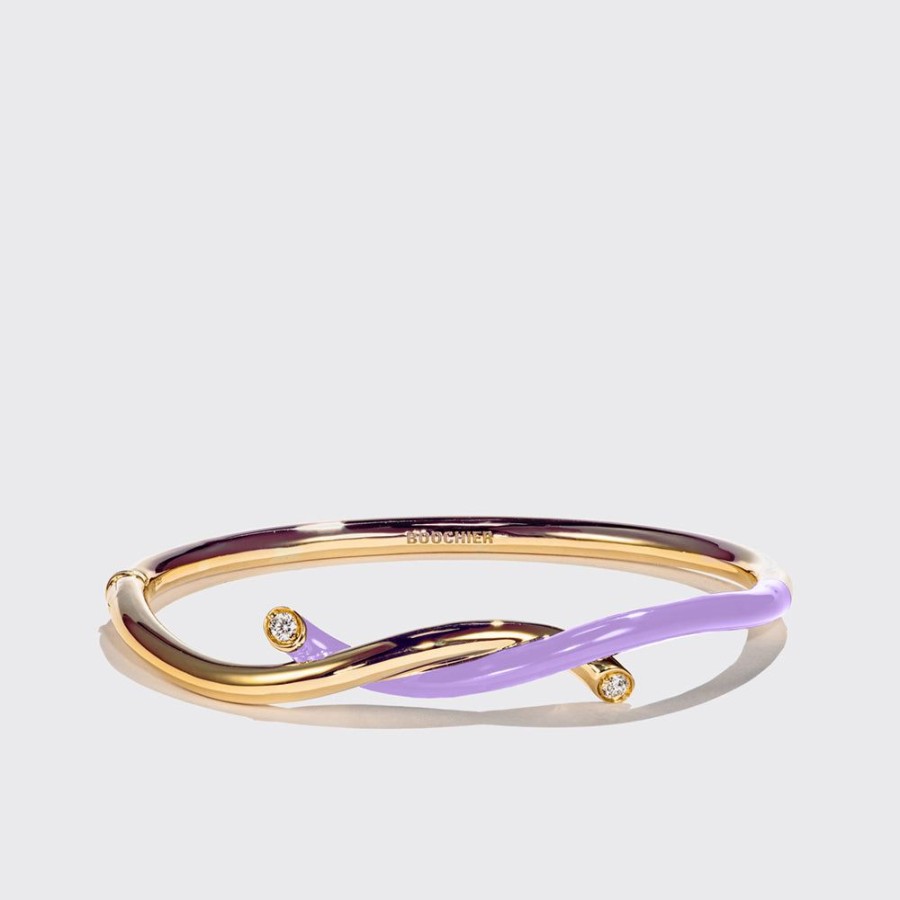 Jewelry Boochier | Lilac Fruit Hoops Bangle