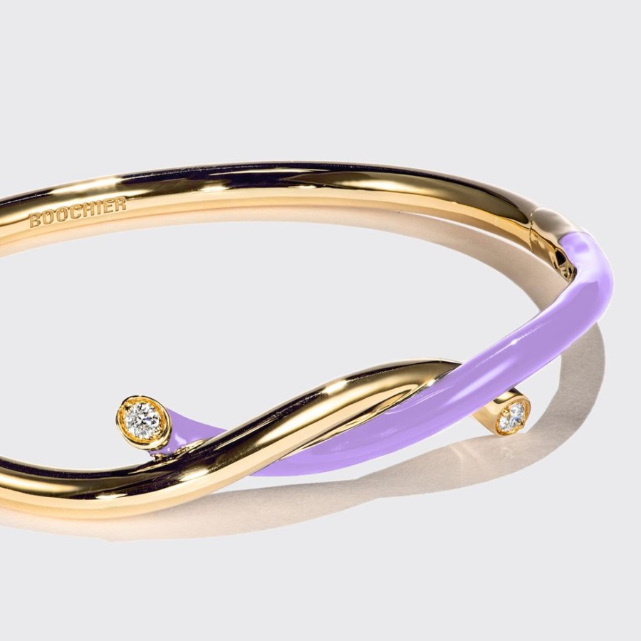 Jewelry Boochier | Lilac Fruit Hoops Bangle