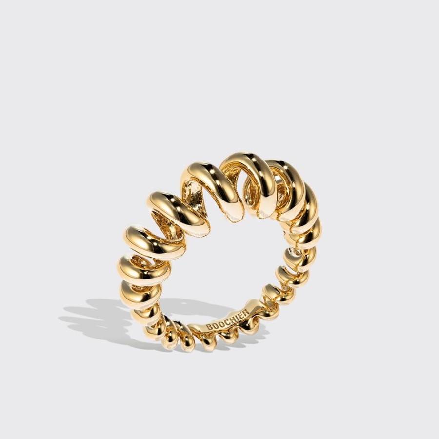 Jewelry Boochier | Jumbo Yellow Gold Slinkee Ring