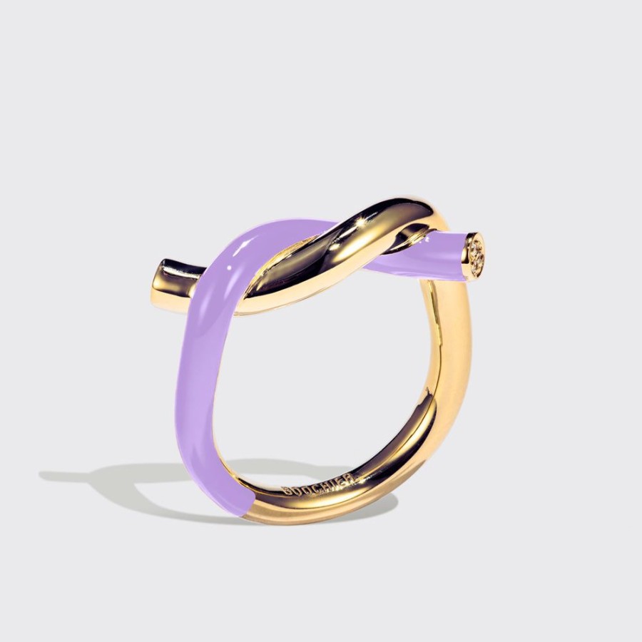 Jewelry Boochier | Lilac Fruit Hoops Ring