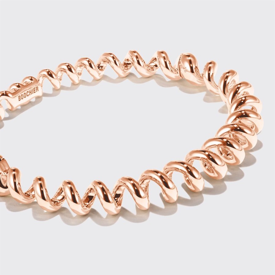 Jewelry Boochier | Rose Gold Slinkee Bangle