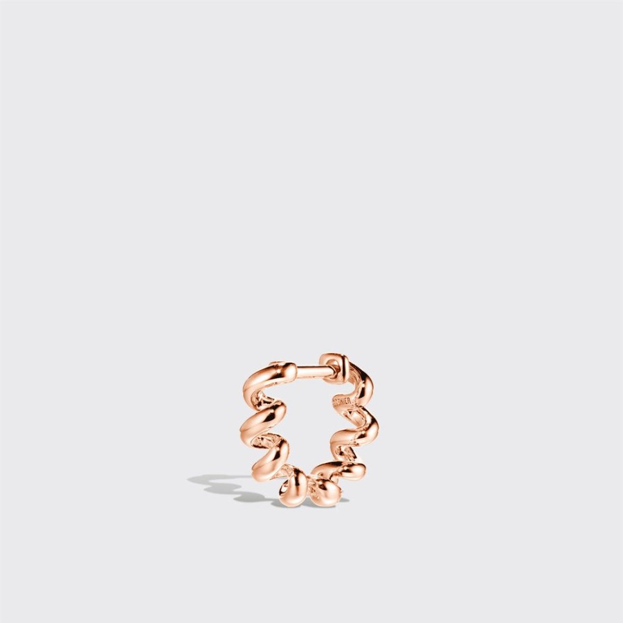 Jewelry Boochier | Rose Gold Slinkee Huggie Mono Earring