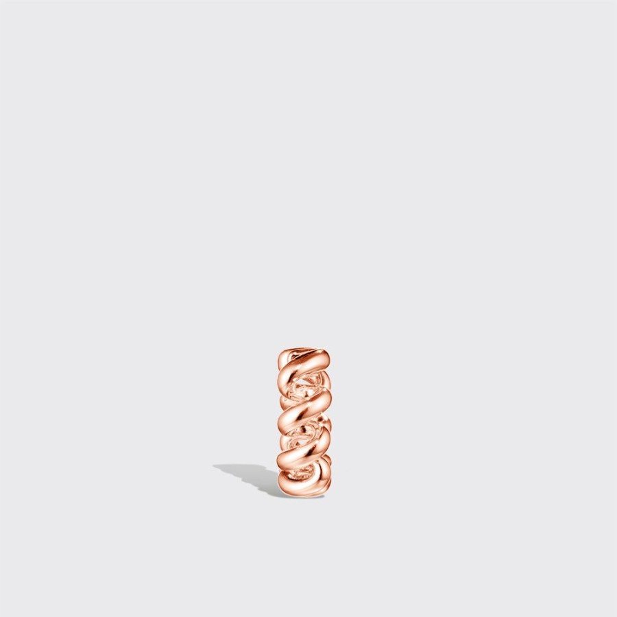 Jewelry Boochier | Rose Gold Slinkee Huggie Mono Earring