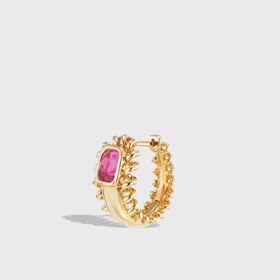 Jewelry Boochier | Small Yellow Gold Spinel Slinkee Icon Earrings