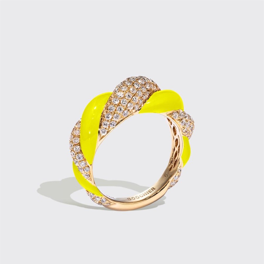 Jewelry Boochier | Neon Yellow Marshmallow Ring