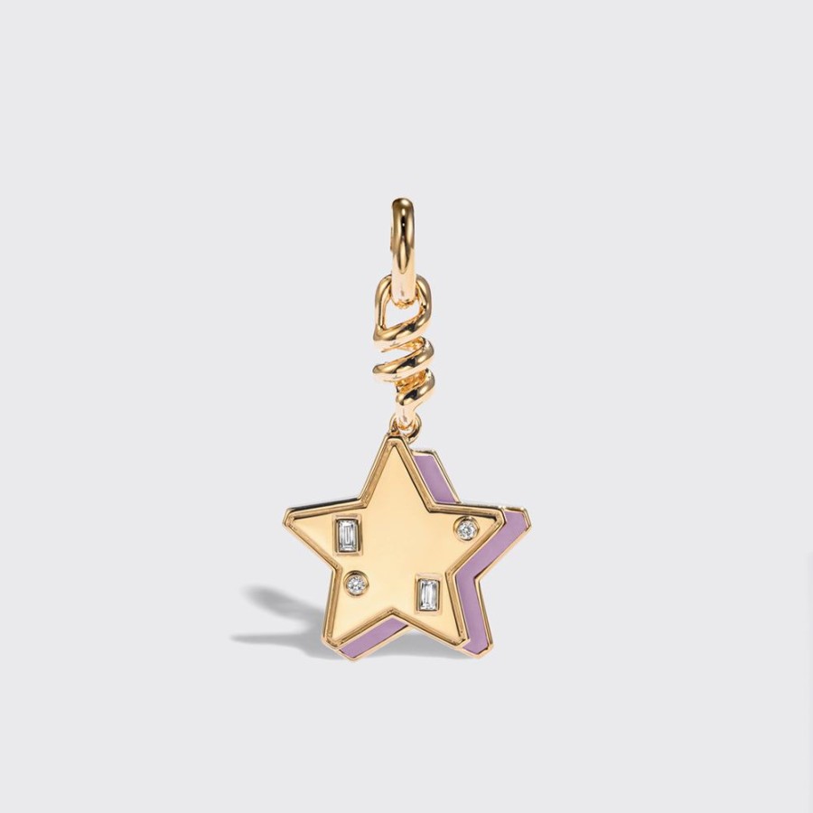 Jewelry Boochier | Phosphosiderite Yellow Gold Star Charm