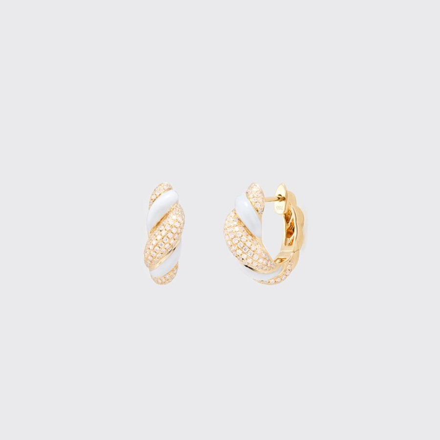 Jewelry Boochier | White Marshmallow Earrings